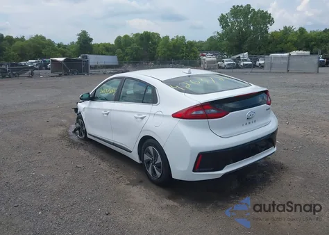 2017 Hyundai Ioniq Hybrid Sel из США, поврежденный, VIN KMHC75LCXHU020395